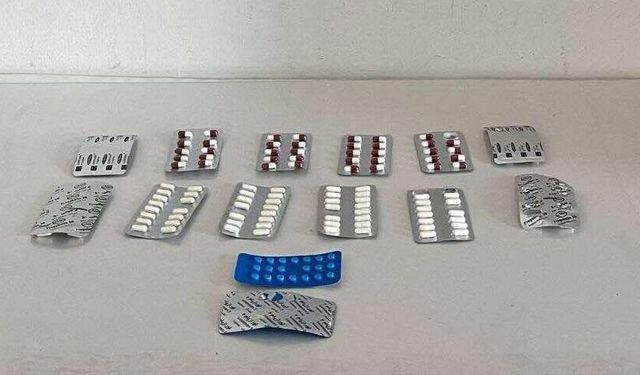 Başkale'de 174 sentetik hap ele geçirildi