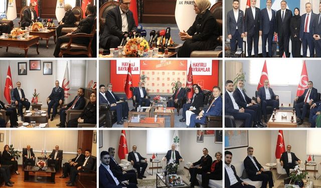 HÜDA PAR 7 siyasi parti ile bayramlaştı