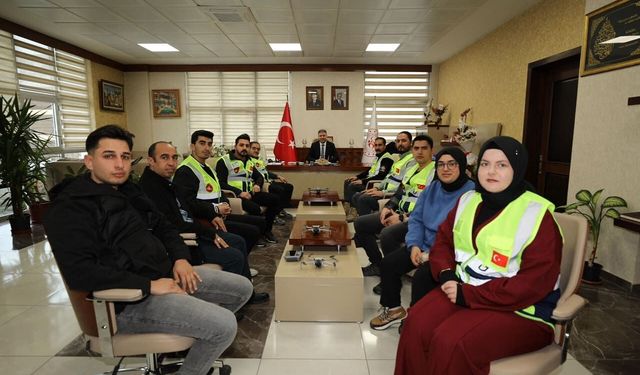 İHAKUT Havacılık Spor Kulübü'nden Müdür Tosun’a ziyaret