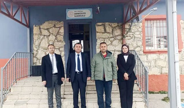 Müdür Yeşilova’dan Dereüstü İlkokulu’na ziyaret