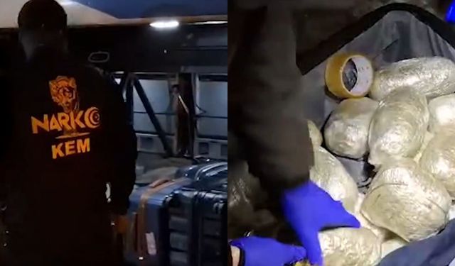 Valiz içinden 18 parça uyuşturucu çıktı: 1 şüpheli tutuklandı