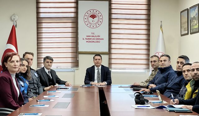 Van’da inci kefali av yasağı komisyon toplantısı ve organik tarım eğitimi düzenlendi