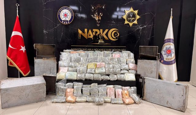 Van’da operasyon 68,5 kilo skunk ele geçirildi