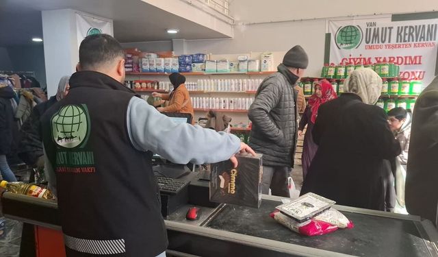 Van’da Ramazan ayı yardım seferberliği sürüyor