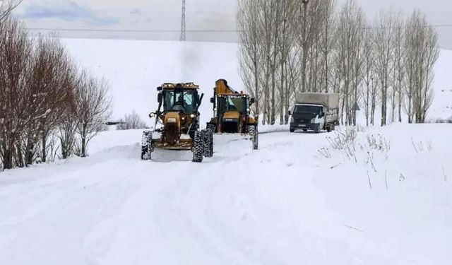 Van’da yolu kapalı bulunan yerleşim yeri sayısı belli oldu