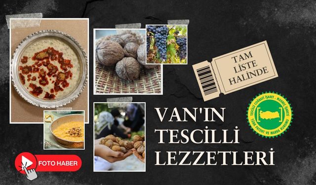 Van'ın tescilli lezzetleri ve asırlık mirası