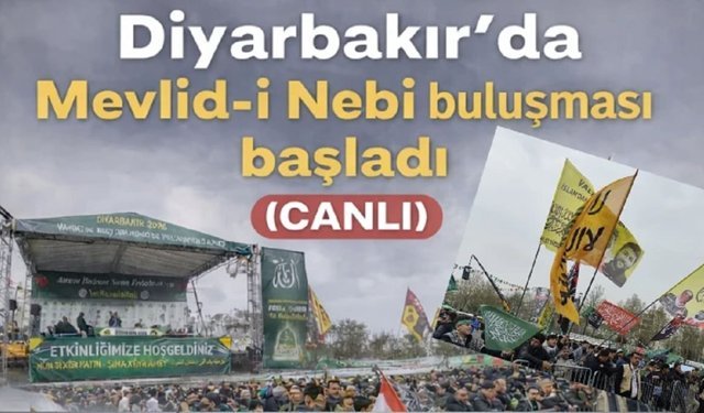 Diyarbakır Mevlid-i Nebi etkinliği başladı!