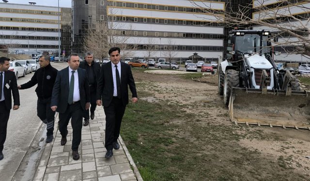 Van Bölge Hastanesi’ne yeni otopark alanları kazandırılıyor