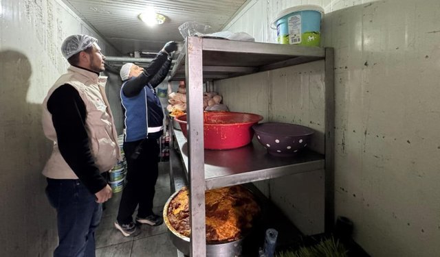 Van Sanayi Sitesi’ndeki lokantalar denetlendi