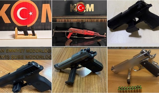 Van’da çok sayıda silah ve kaçak ürün ele geçirildi!