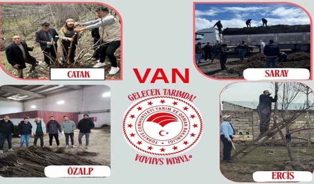 Van’da 314 çiftçiye eğitim verildi