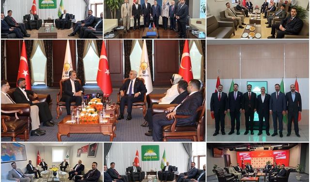 HÜDA PAR 7 siyasi partiyle bayramlaştı