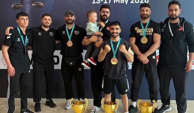 Vanlı sporcular Antalya'da Dünya Kupasına damga vurdu