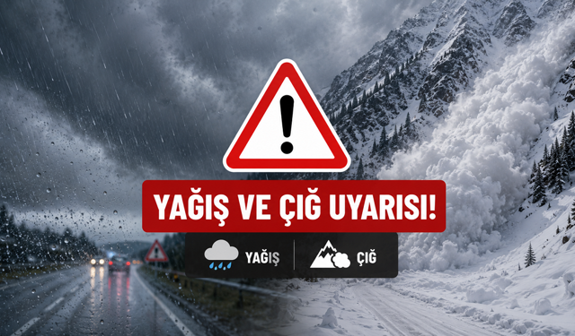 Meteoroloji 14. Bölge Müdürlüğü Van için kuvvetli yağış ve çığ uyarısı