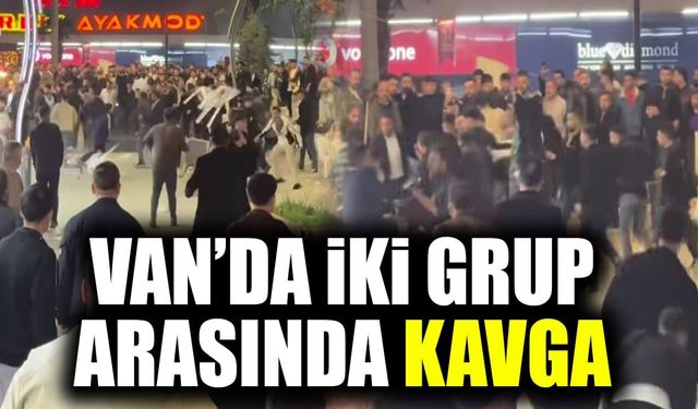 Van’da iki grup arasında kavga: Sandalyeler havada uçuştu