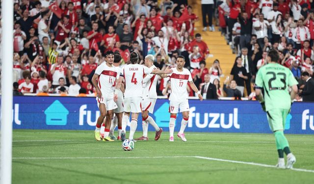 A Milli Futbol Takımı Kuzey Makedonya'yı 4 golle geçti