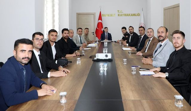 Başkale’de okul güvenliği toplantısı yapıldı