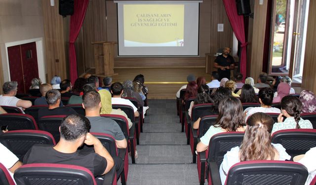 Edremit’te meslek lisesi öğretmenlerine iş sağlığı ve güvenliği eğitimi