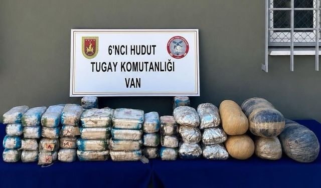 Van hudut hattında 44 kilodan fazla zehir maddesi ele geçirildi