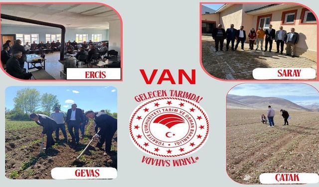 Van'da 298 çiftçiye eğitim verildi