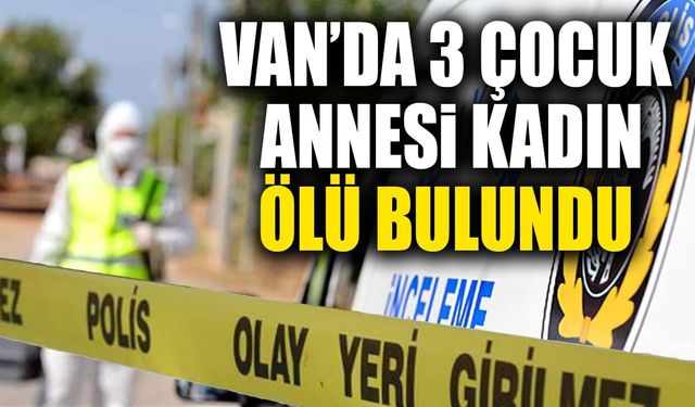 Van’da 3 çocuk annesi kadın ölü bulundu