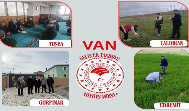 Van'da 327 çiftçiye eğitim verildi