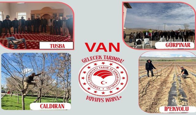 Van'da 6 ilçede 325 çiftçiye yeni destekleme modeli anlatıldı
