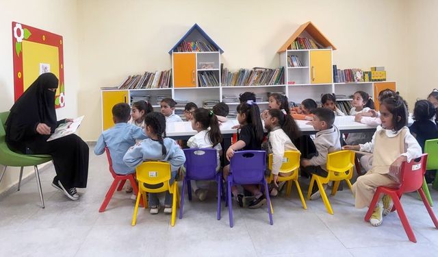 Van’da ‘Annem Bana Masal Okur Musun’ projesi Karanfil Anaokulu’nda devam etti