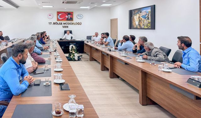 Van’da Çubuklu Barajı çalışmaları masaya yatırıldı