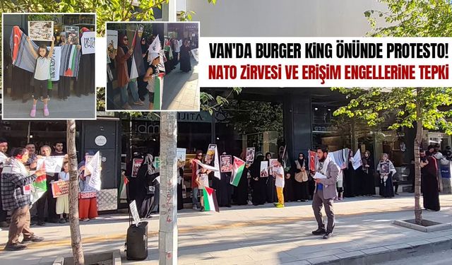 Van’da NATO zirvesi öncesi dikkat çeken eylem!