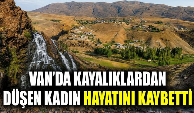 Van’da pancar toplarken kayalıklardan düşen kadın hayatını kaybetti