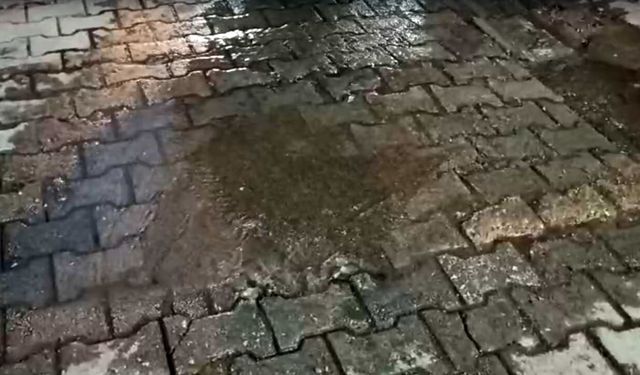Van'da su israfı tepki çekiyor! Su patlağı günlerdir onarılmıyor