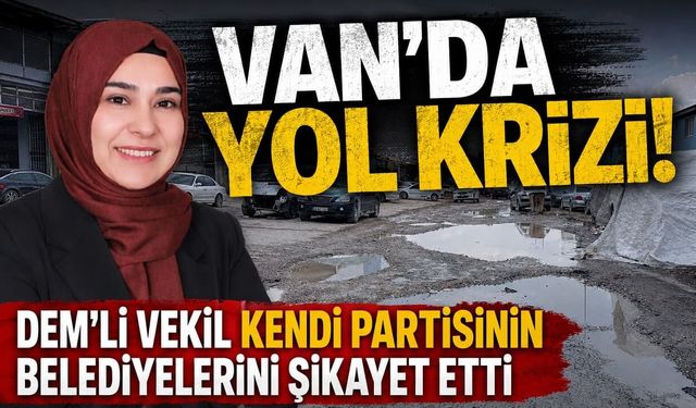Van’da yol krizi! DEM’li vekil kendi partisinin belediyelerini şikayet etti