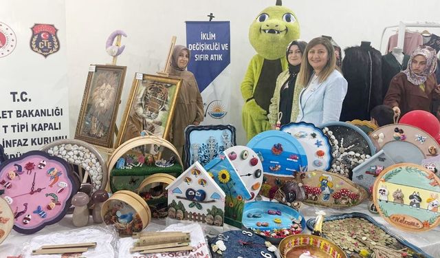 Van’daki sergide sıfır atık farkındalık standı