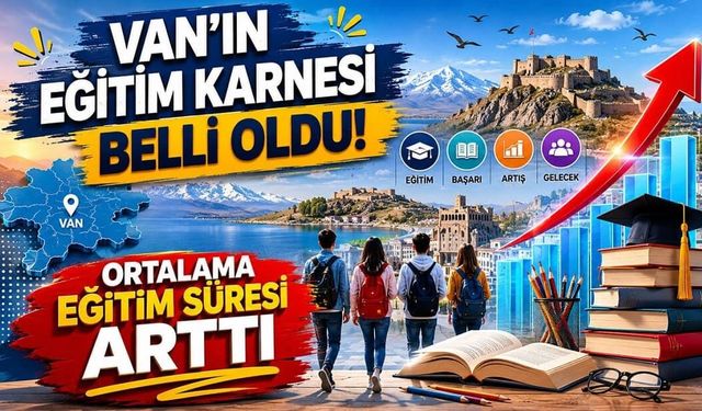 Van’ın eğitim karnesi belli oldu! Ortalama eğitim süresi arttı