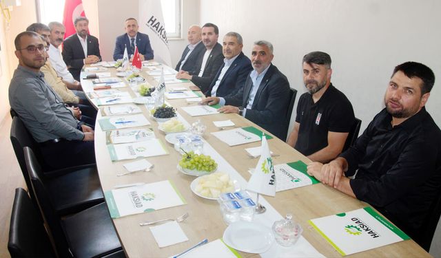AK Parti Van İl Başkanı Arvas’tan HAKSİAD’a ziyaret