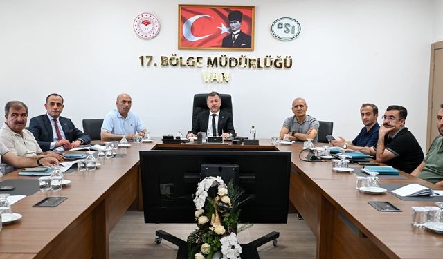 DSİ Van'da 2026 iş programı revizyon toplantısı gerçekleştirildi