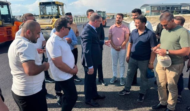 Van Sahil Yolu’nda son etap çalışmaları sürüyor