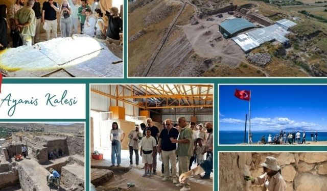Çelik, Van Ayanis Kalesi’ndeki kazı çalışmalarını yerinde inceledi