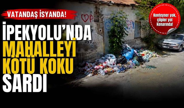 İpekyolu’nda çöp tepkisi: Mahalleyi kötü koku sardı