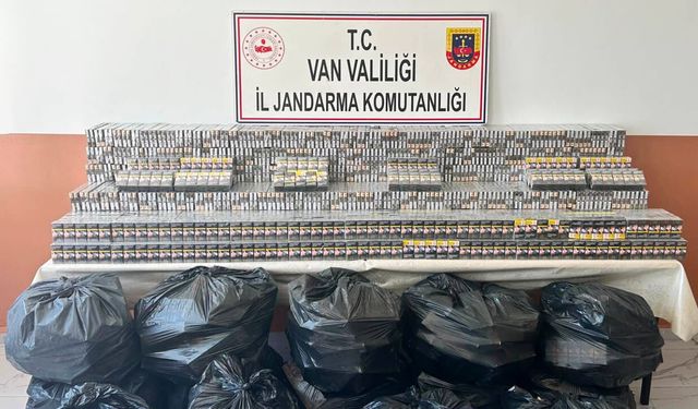 Van'da 42 bin 832 paket kaçak sigara ele geçirildi