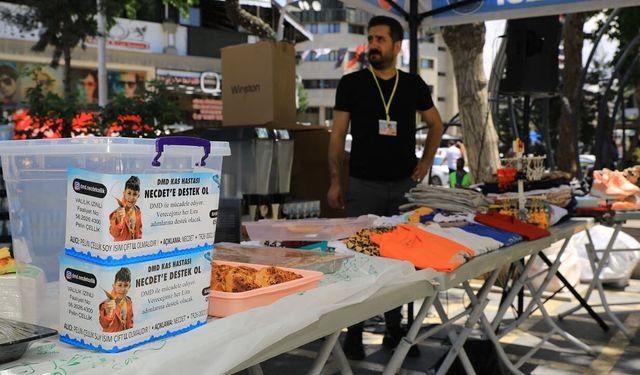 Van’da DMD hastası çocuk için kermes açıldı