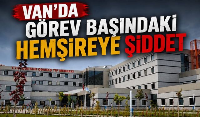 Van'da görev başındaki hemşireye şiddet