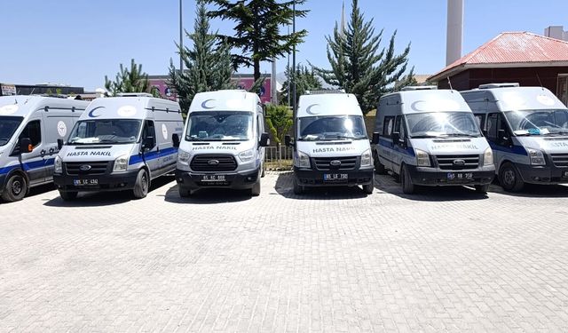 Van’da hasta nakil filosu yenilendi