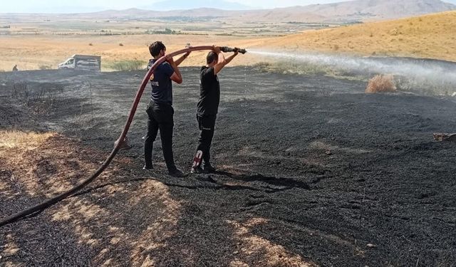 Van'da itfaiye ekipleri 15 olaya müdahale etti