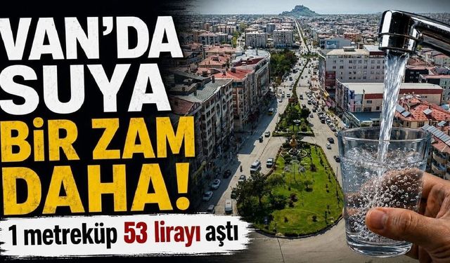 Van'da suya zam!