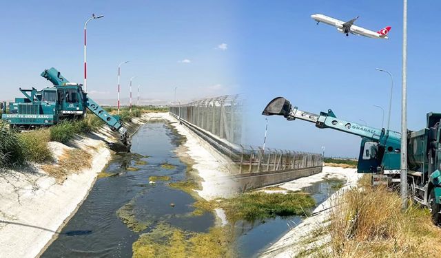 Van’da taşkın riskine karşı kanal temizliği çalışması