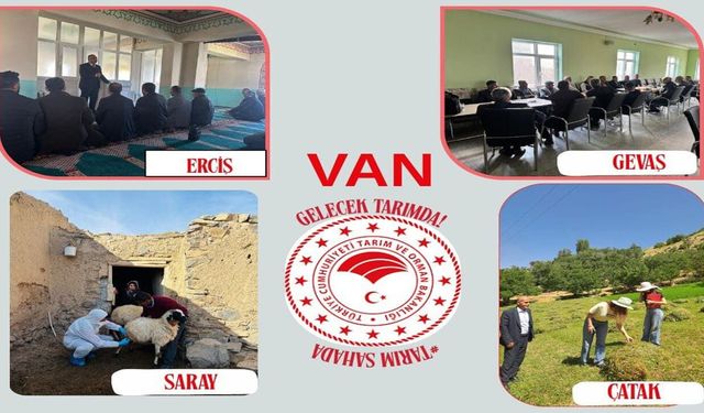 Van'da üreticilere bilgilendirme eğitimi verildi