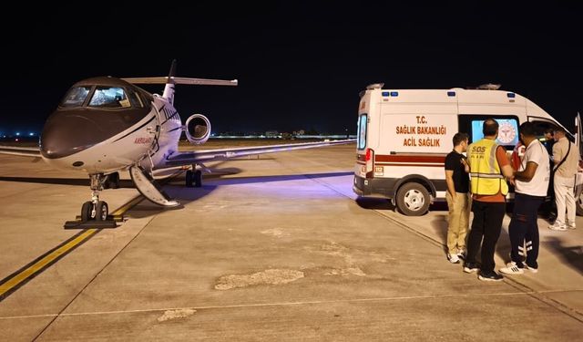Vanlı hasta hava ambulansıyla GATA'ya sevk edildi