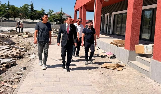 YİKOB Başkanı Göktaş, devam eden yatırımları inceledi